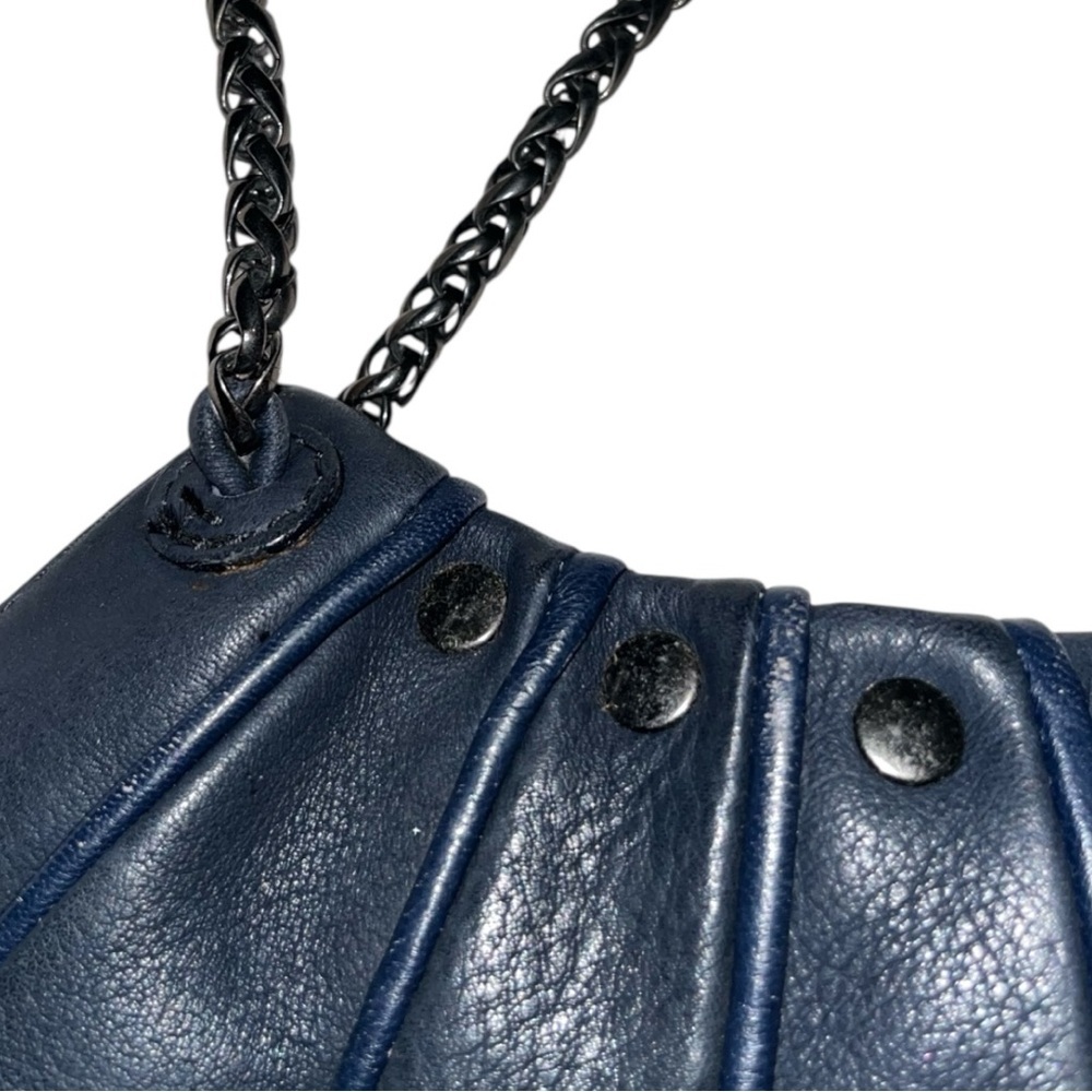 Couture Designer Bliss Lau Navy Shoulder Bag - Picture 2 of 10